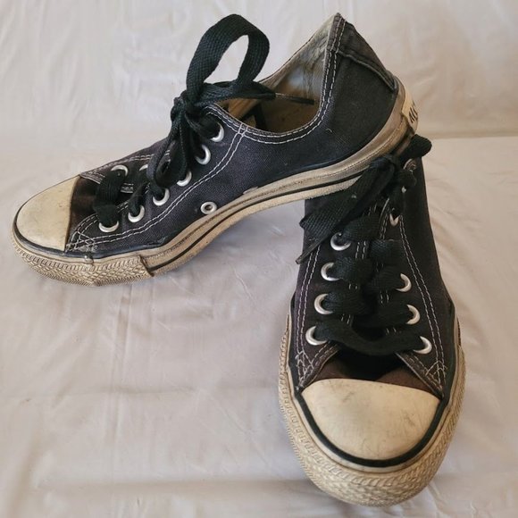 Converse All Star Chuck Taylor Low Top Black Men 4.5 Women's 6.5 - Picture 2 of 9